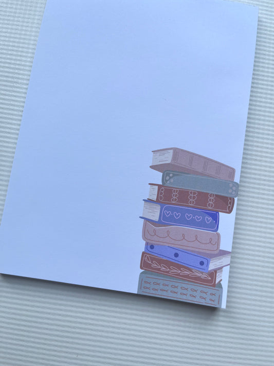 Book Stack notepad