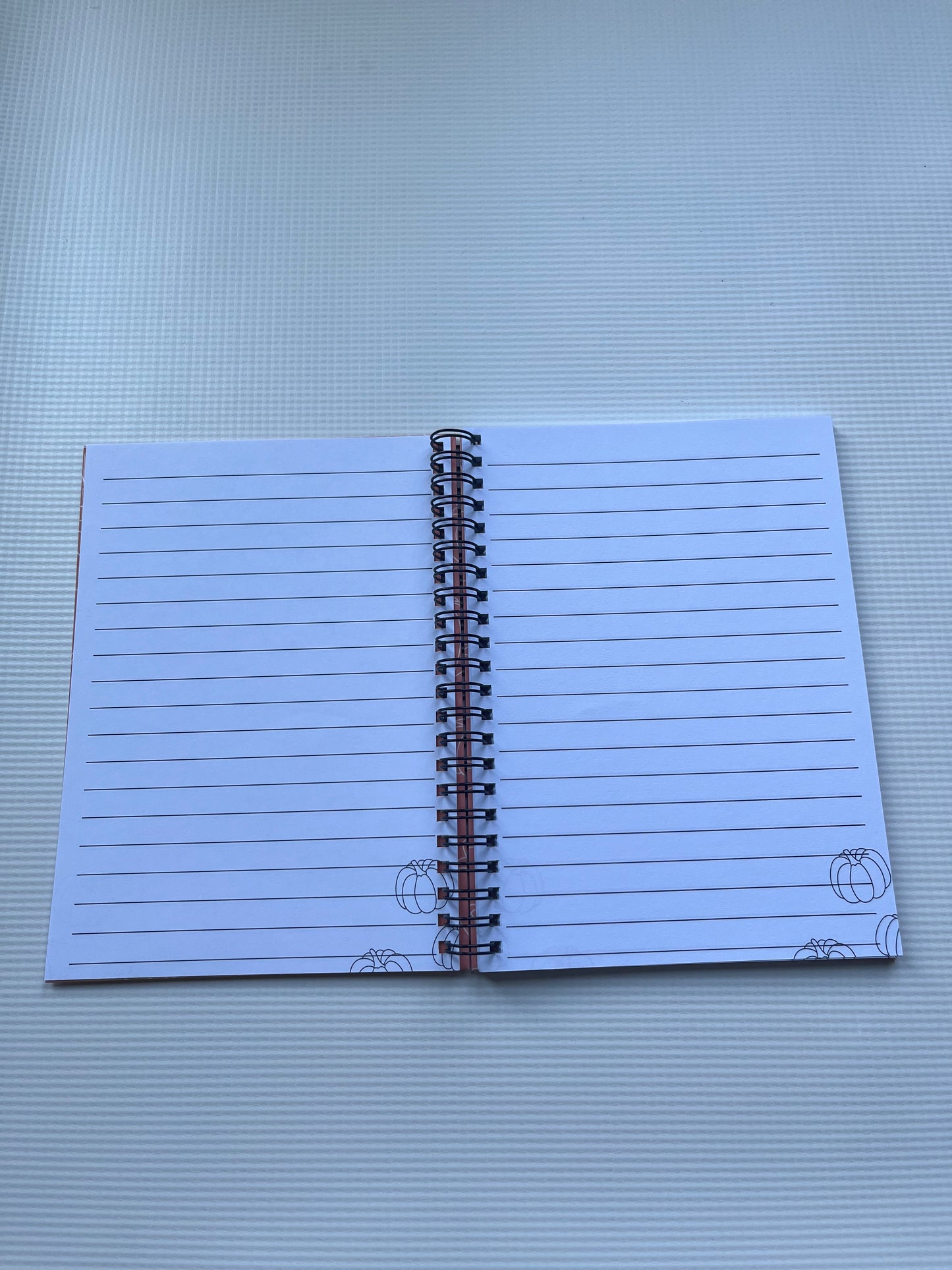 Pumpkin spice notebook