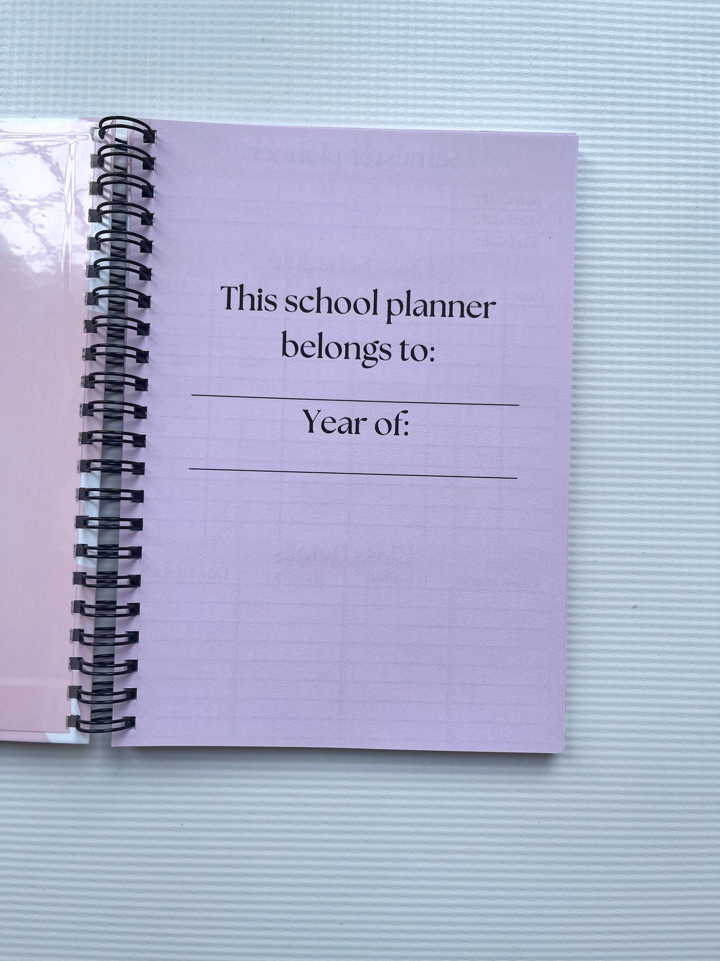 Smiley school planner