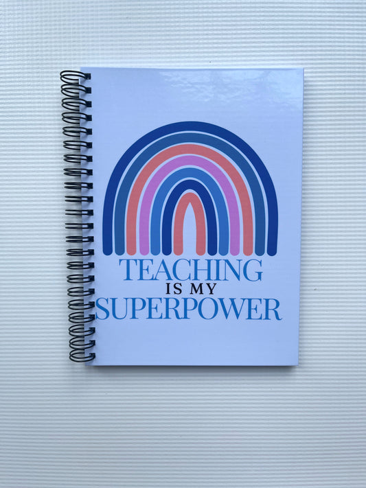 Teaching is my super power lesson planner