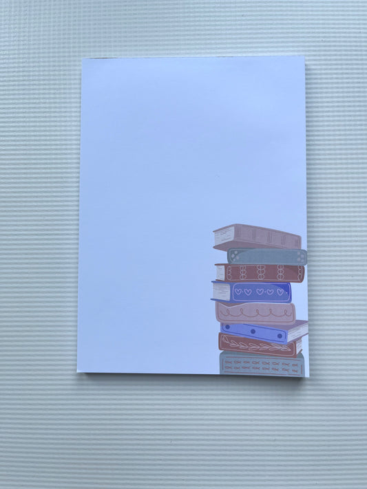 Book Stack notepad