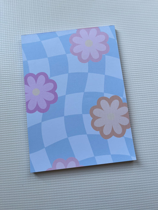 Groovy florals notepad