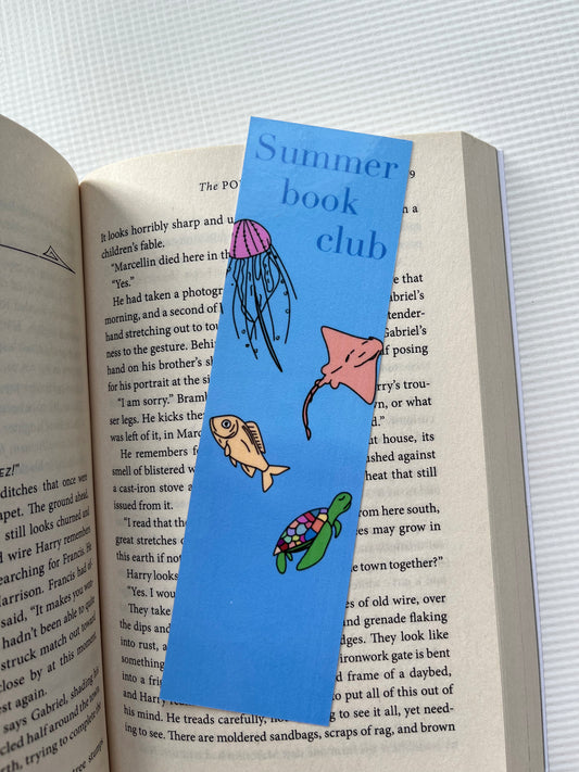 Summer bookclub bookmark