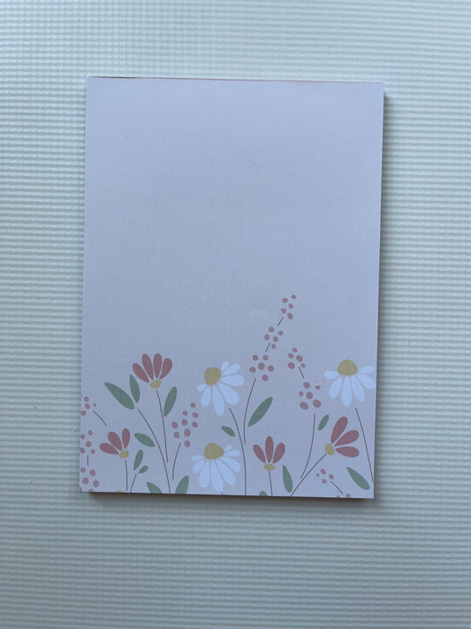 Wildflower notepad