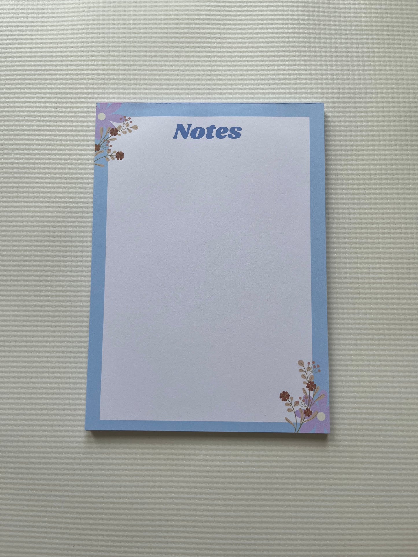 Floral Notes Notepad