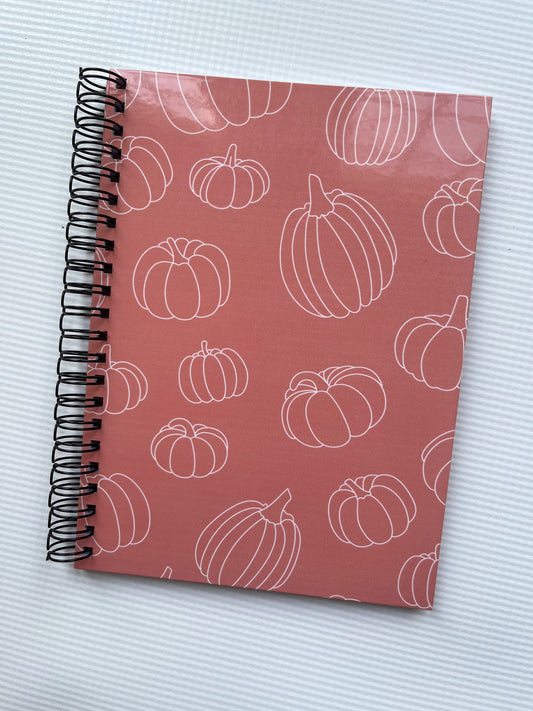 Pumpkin spice notebook