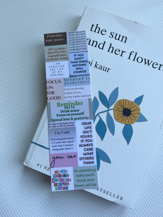 Inspirational Affirmations Bookmark